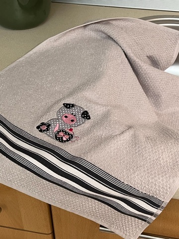 Кухонное полотенце 50х70 Vingi Masseria поросенок