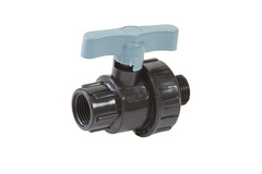 Кран ПНД ПЭ шаровой НР/ВР 3/4х1