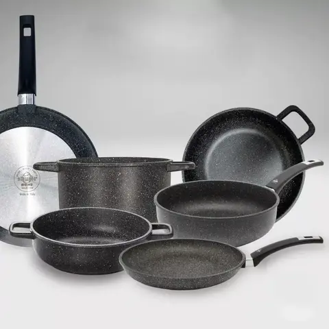 Сковорода для индукционных плит 24см Olympia Hard Cook Fix Induction