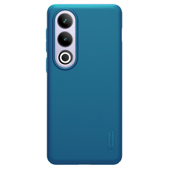Тонкий жесткий чехол синего цвета (Peacock Blue) от Nillkin для OnePlus Ace 3V, серия Super Frosted Shield