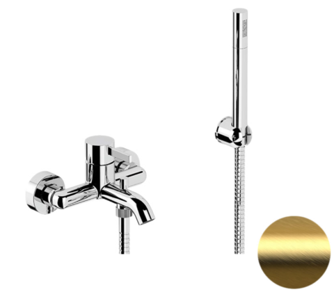 Remer MC02BG Смеситель для ванны Metrica MC02BG, золото брашированное, шт
