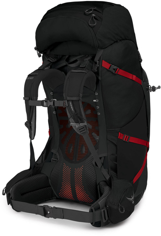 Картинка рюкзак туристический Osprey Aether Plus 100 black - 2