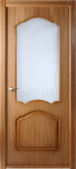 Дверь Каролина L / Цвет Дуб / Мателюкс белый / Двери Belwooddoors