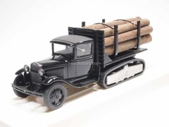 GAZ-60 open body with wood black LOMO-AVM 1:43