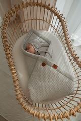 Конверт-плед вязаный летний