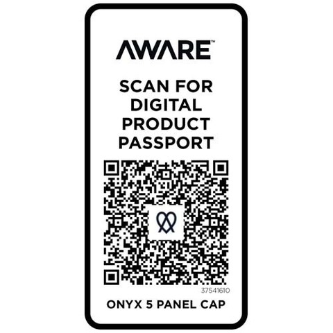 Onyx с 5 панелями Aware™ кепка из переработанных материалов