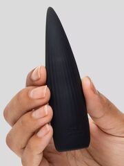 Черная вибропуля Sensation Rechargeable Flickering Tongue Vibrator - 