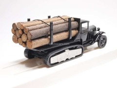 GAZ-60 open body with wood black LOMO-AVM 1:43