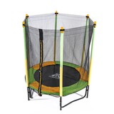 Батут DFC JUMP KIDS 55" зелено-желтый фото №0