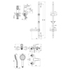 Lemark LM7304C Комплект для ванны и душа Lemark SET "3 в 1" (LM7304C)