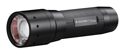 Фонарь ручной Led Lenser P7 Core, чёрный, светодиодный, AAAx4 (502180)