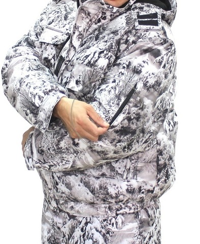 Зимний костюм HUNTER Белый лес 2 (ткань мембранная Алова)