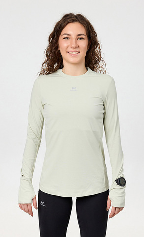 Лонгслив Nordski RunTech Smoky Green W женский