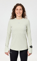 Лонгслив Nordski RunTech Smoky Green W женский
