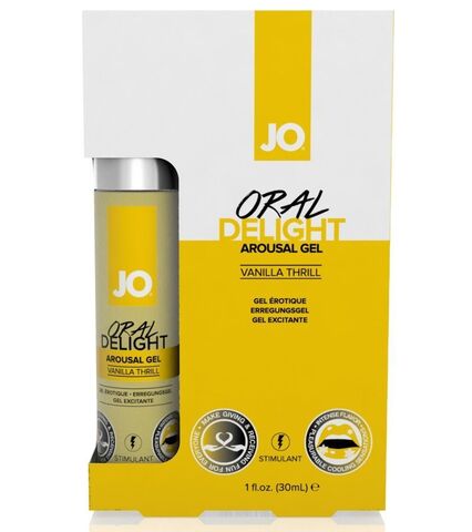 Ванильный лубрикант для оральных ласк Oral Delight Vanilla Thrill - 30 мл. - System JO JO Oral Delight JO40480