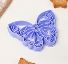 Форма для вырезки теста "Бабочка" пластик