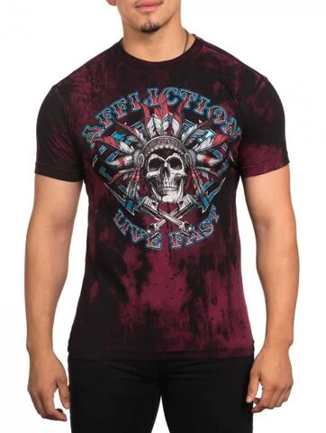 Affliction | Футболка мужская AC OIL SLICK A25818 перед