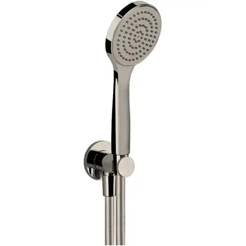 Gessi 38723#149 Gessi Emporio Emporio shower Душевой комплект, состоящий из вывода воды, держателя, шланга 1,50 м и лейки, цвет: Finox Brushed Nickel