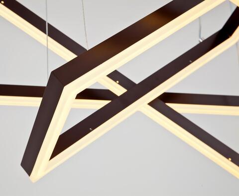 Подвесной светодиодный светильник LED4U L11001-3HL BR