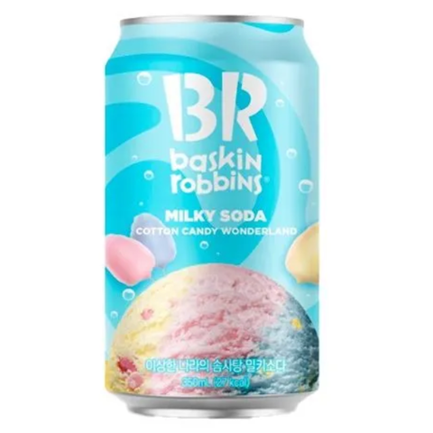 Напиток газированный со вкусом сладкой ваты без сахара Baskin Robbins, 350 мл