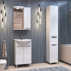 Шкаф навесной с зеркалом Callao 500 (правый) со спотом