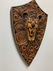 Силиконовый молд № 446 Щит Лев -2