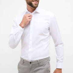 Сорочка мужская Eterna Slim Fit 1100-F170-00 белая классическая