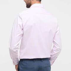 Сорочка мужская Eterna Modern Fit 8817-X18K-50 из твила розовая