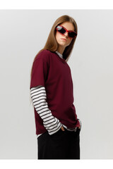 фуфайка  КБ 302922/бордовый 1528