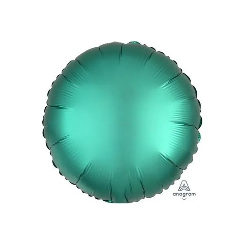 Круг Сатин Бирюзовый An 18"