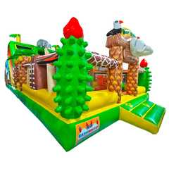 Коммерческий надувной батут «Сафари Ультра 2», 12*6*7 м.