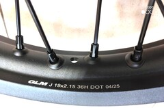 Задний колёсный диск для Honda CR250 / CRF250RX / CRF450R / CRF450RX 2013-2025 г.в. / 2.15*19 черный