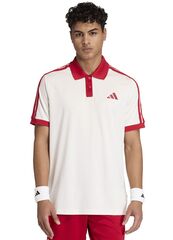 Теннисное поло Adidas Tennis Classics - chalk white/red power