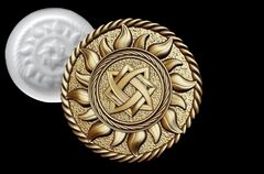 Силиконовый молд Славянский Оберег звезда Руси (Квадрат Сварога) в солнце