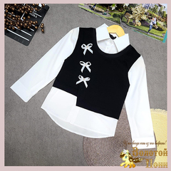 Джемпер-обманка д (9-13) 260415-WD191