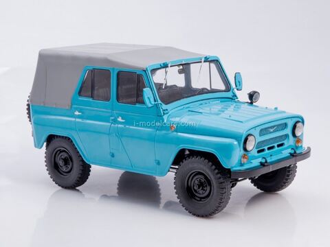 UAZ-469 (31512) blue-gray 1:18 Start Scale Models (SSM)