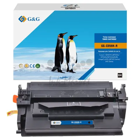 Совместимый картридж G&G GG-C056H-R (056) для лазерных принтеров Canon, черный