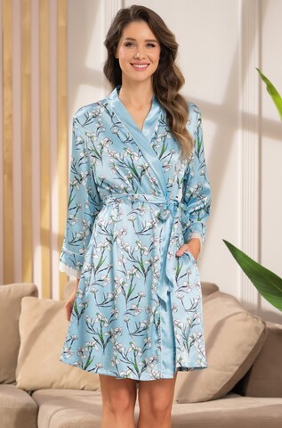 Халат женский MIA Amore FLORA ФЛОРА 7203 голубая