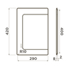 Omoikiri 4999104 Разделочная доска CB-BASIC-400-WD