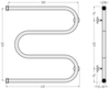 Сунержа 12-0007-6060 ВПС М-обр. 600х600 Н. Г. 1" (Белый)