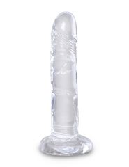 Прозрачный фаллоимитатор King Cock Clear 6 Cock - 18,4 см. - 