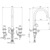 Ideal Standard Ceraline Смеситель BC196AA