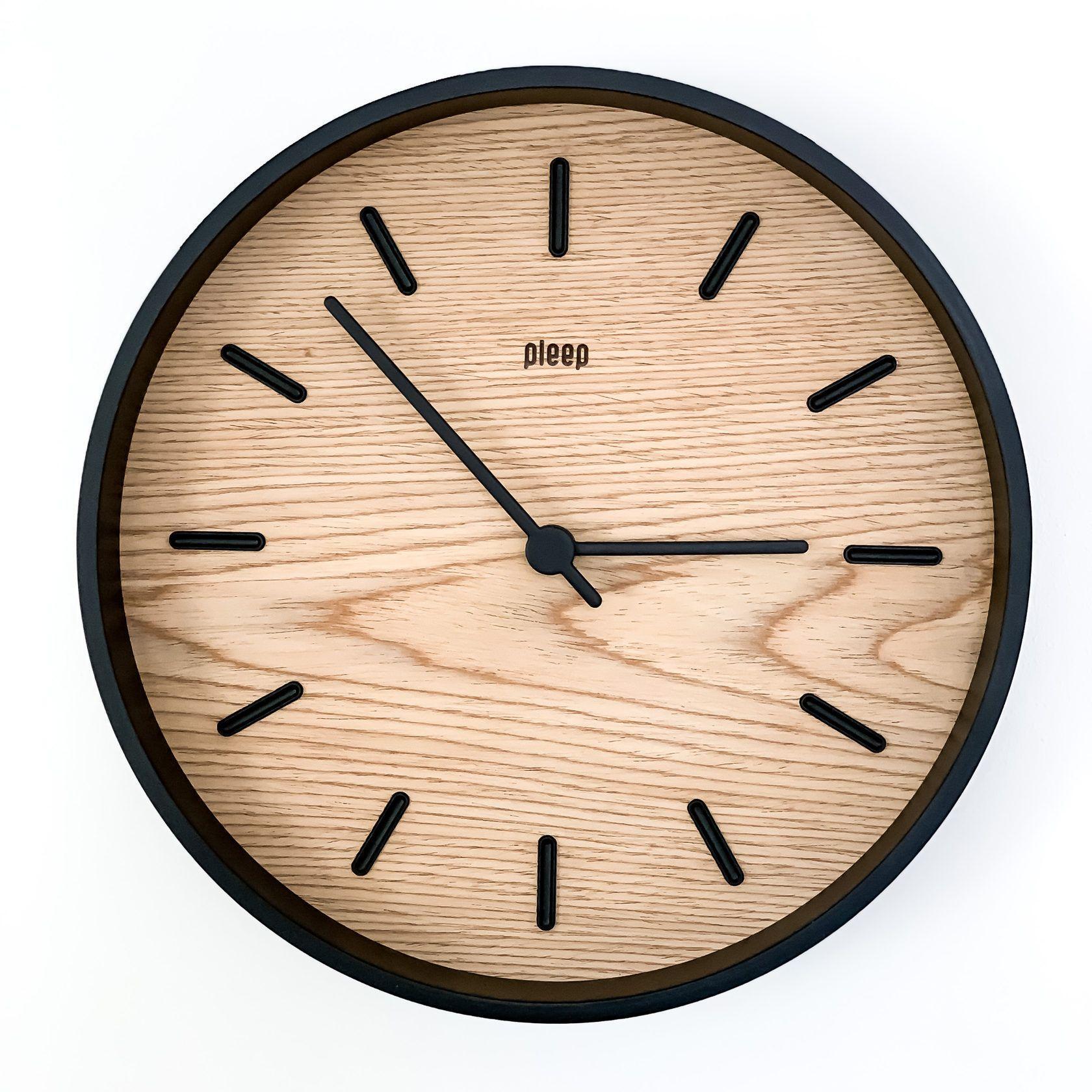 Настенные часы PLEEP KIKO Wood-M-03