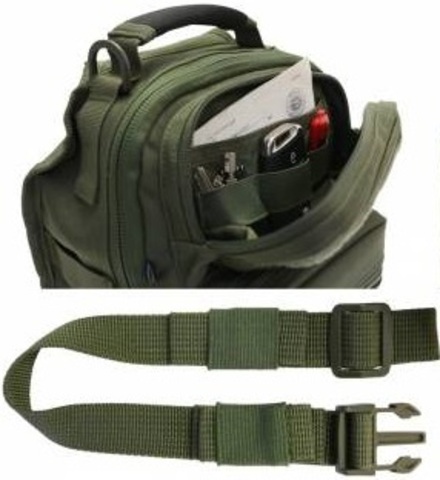 Картинка рюкзак однолямочный Skully Tactic RWZS13 green - 8