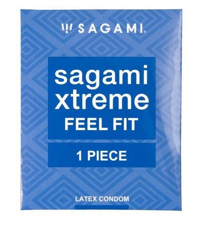 Презерватив Sagami Xtreme Feel Fit 3D - 1 шт. - Sagami Sagami Xtreme Sagami Xtreme Feel Fit 3D №1