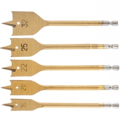 70443 Набор сверл перовых по дереву,16-20-22-25-32мм