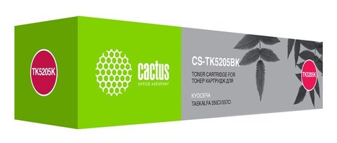Картридж лазерный Cactus CS-TK5205BK черный (18000стр.) для Kyocera Ecosys 356ci