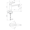 Смеситель для кухни с Г-образным изливом Ideal Standard CeraPlan III B0952AA