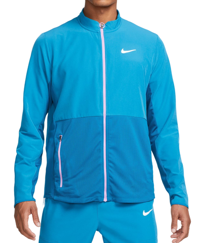 Теннисная куртка Nike Court Advantage Packable Jacket - green abyss/rush fuchsia/white
