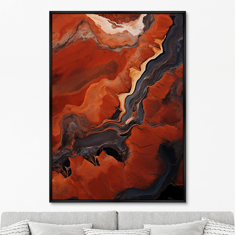ArtNoMore - Репродукция картины на холсте Stone color palettes and shapes, No 2, 2024г.